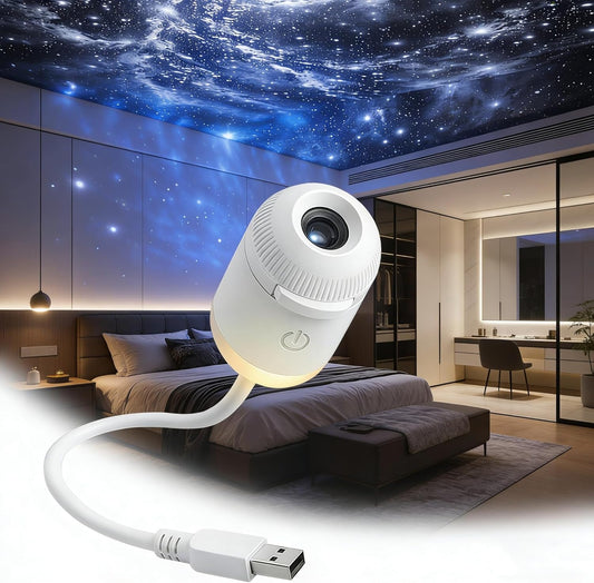 Galaxy Star Projector Night Light — Romantic Couple Gift
