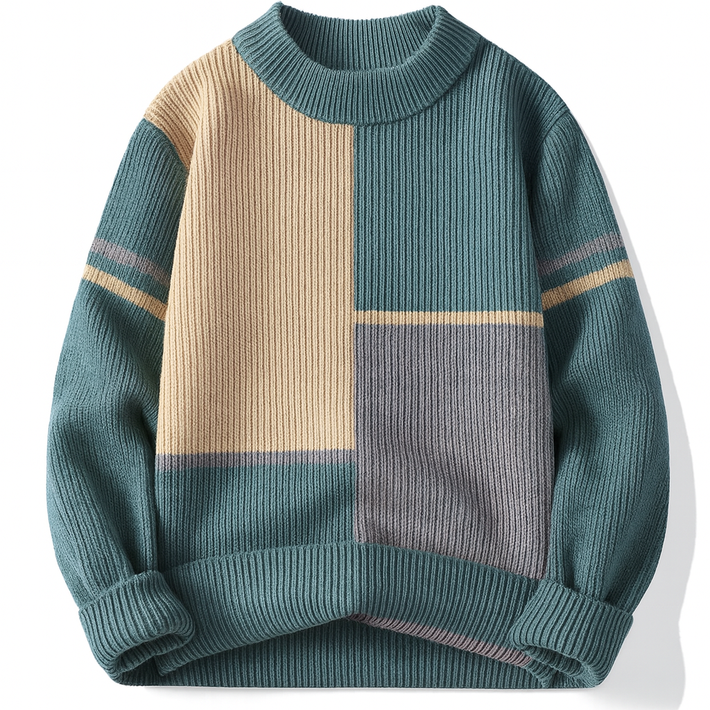 Oxford Wool-Blend Pullover